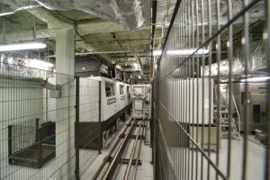 GROB industrial machinery in a secure, insulated facility – part of ALMACO’s turnkey engineering and equipment solutions for cruise ships, offshore platforms, and marine environments.